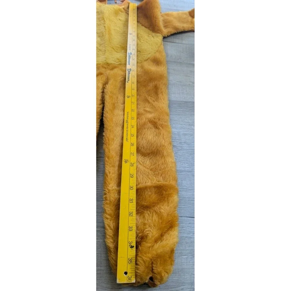 Vintage 90s Lion King Costume Boys Toddler L 4-6 Simba Outfit Halloween Complete